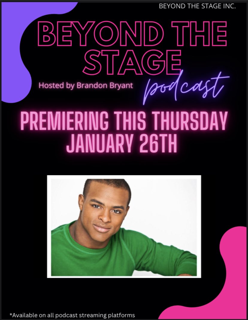 TOMORROW!! 
So exited to drop the first episode of ”Beyond the stage” podcast. Look out for the link where you can listen. Thank you to all who have helped? I am beyond appreciative and can’t wait for you all to hear these amazing stories. Make sure to check in every Thursday