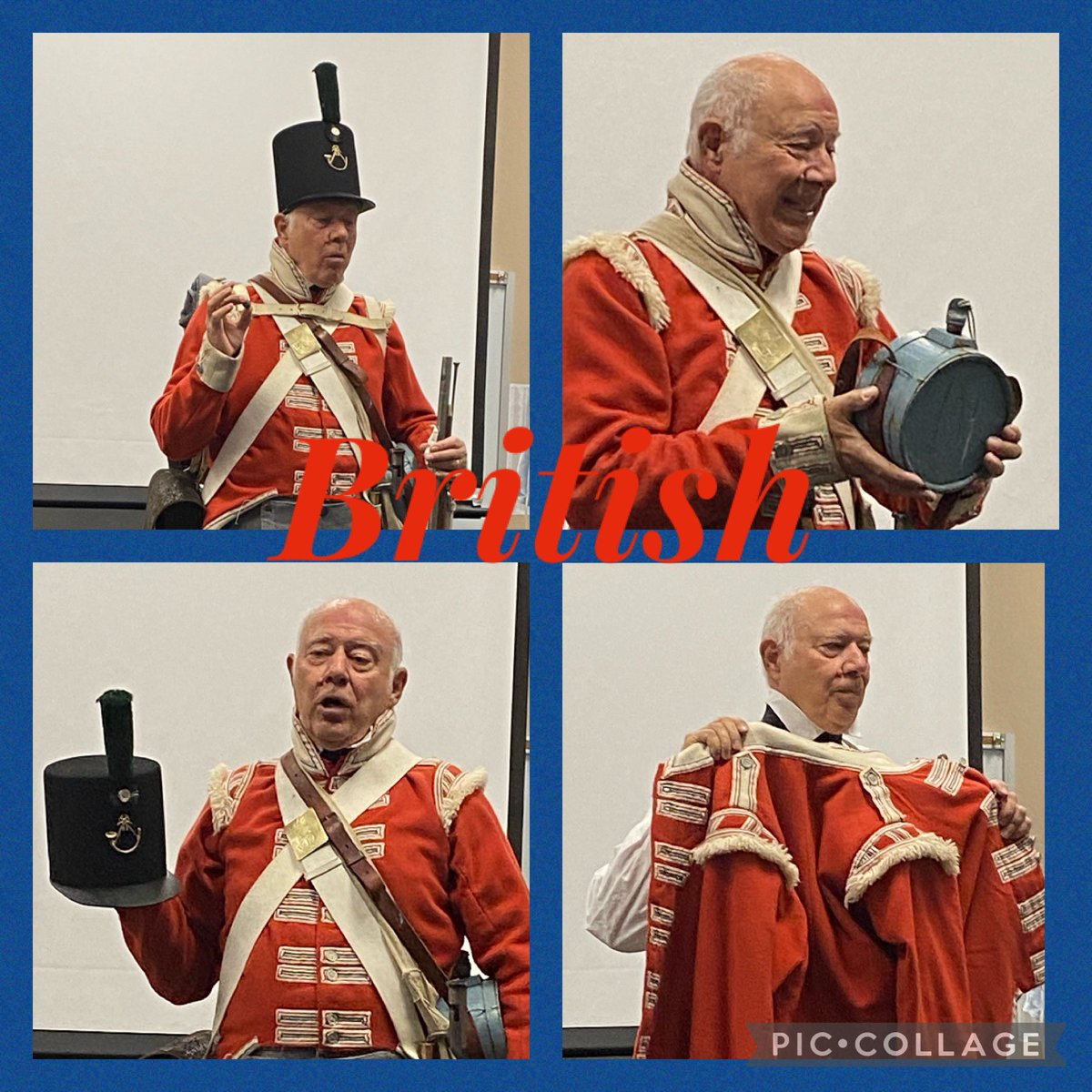 🔶🔷Spartan 8th graders have the privilege today to see realia and hear stories about the War of 1812 from historian Mr. Keahey! Thanks to our PTO for this live experience <a href="/PtaSljh/">SLJH PTA</a> <a href="/MsKNorris/">Kathleen Norris</a> <a href="/JamesPFord2/">James P. Ford</a> @DarinMcConnell2 <a href="/htownflo/">Keith Flournoy</a> <a href="/TXCoolPrinc/">Kristin Harper</a> <a href="/AllisonLTravis/">𝔸𝕝𝕝𝕚𝕤𝕠𝕟 𝕋𝕣𝕒𝕧𝕚𝕤 𝔹𝕝𝕒𝕜𝕖</a>