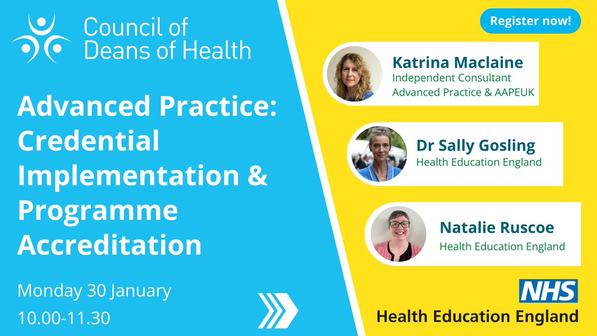Join us Jan 30 at 10am for an open discussion on Credential Implementation & Programme Accreditation/Reaccreditation, with the chance to hear important reflections & dialogue from experts @councilofdeans  orlo.uk/DyMr4
#credentialimplementation #programmeaccreditation
