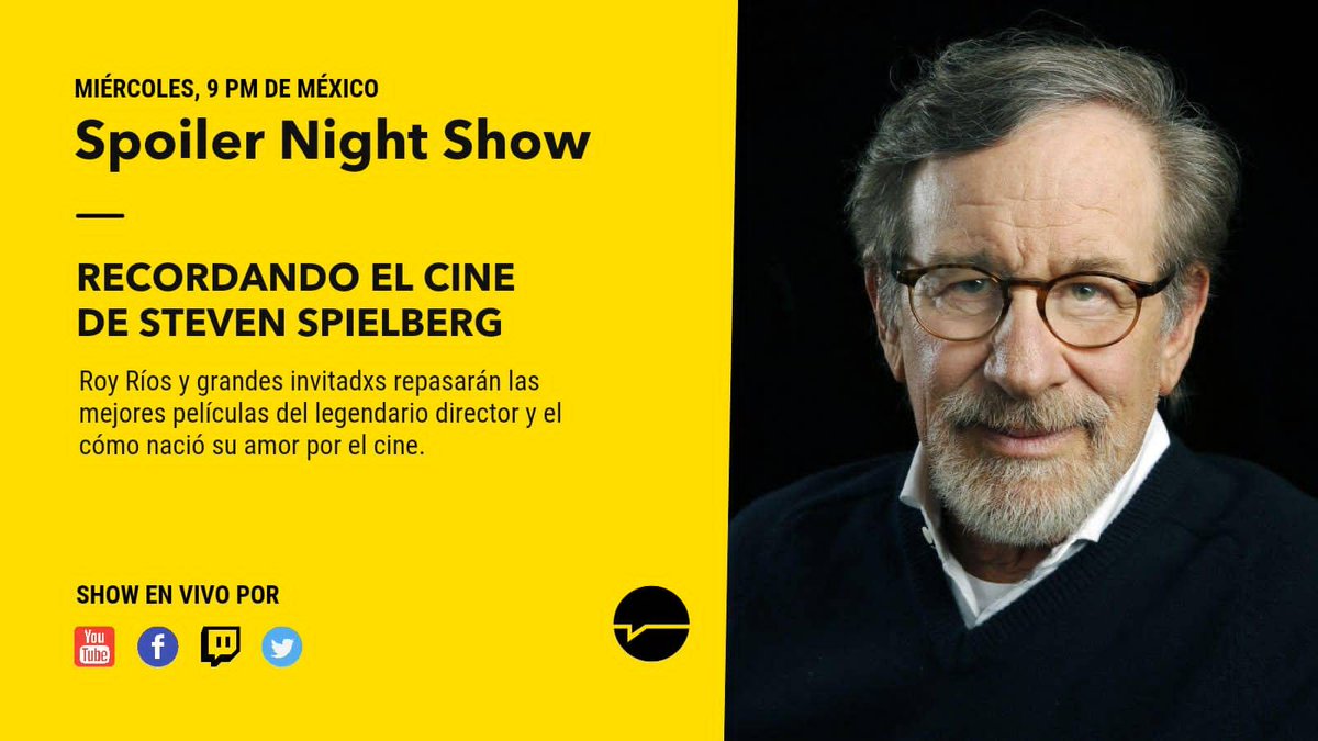 ¡HOY en #SpoilerNightShow! 📽️

Tras el reconocimiento que está recibiendo The Fabelmans, <a href="/SoyRoyalFan/">Roy Rios</a> y compañía estarán analizando las mejores películas de Steven Spielberg. Además, podrás participar por un kit de Blu-rays 🎁

Activa tu recordatorio 👇
youtube.com/watch?v=raeuIs…