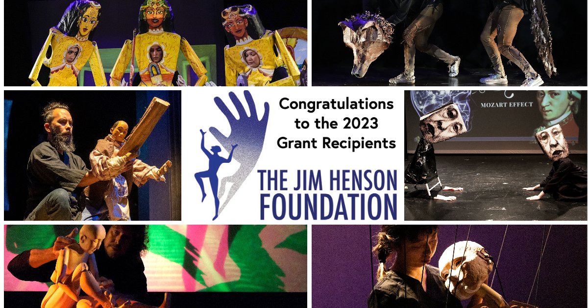 The Jim Henson Foundation is proud to announce the 2023 Grant Recipients. Congratulations to these talented artists who are creating new works of innovative LIVE puppet theater in the coming year! See the Full List of all the 2023 Grantees Here: hensonfoundation.org/past-awards/20…