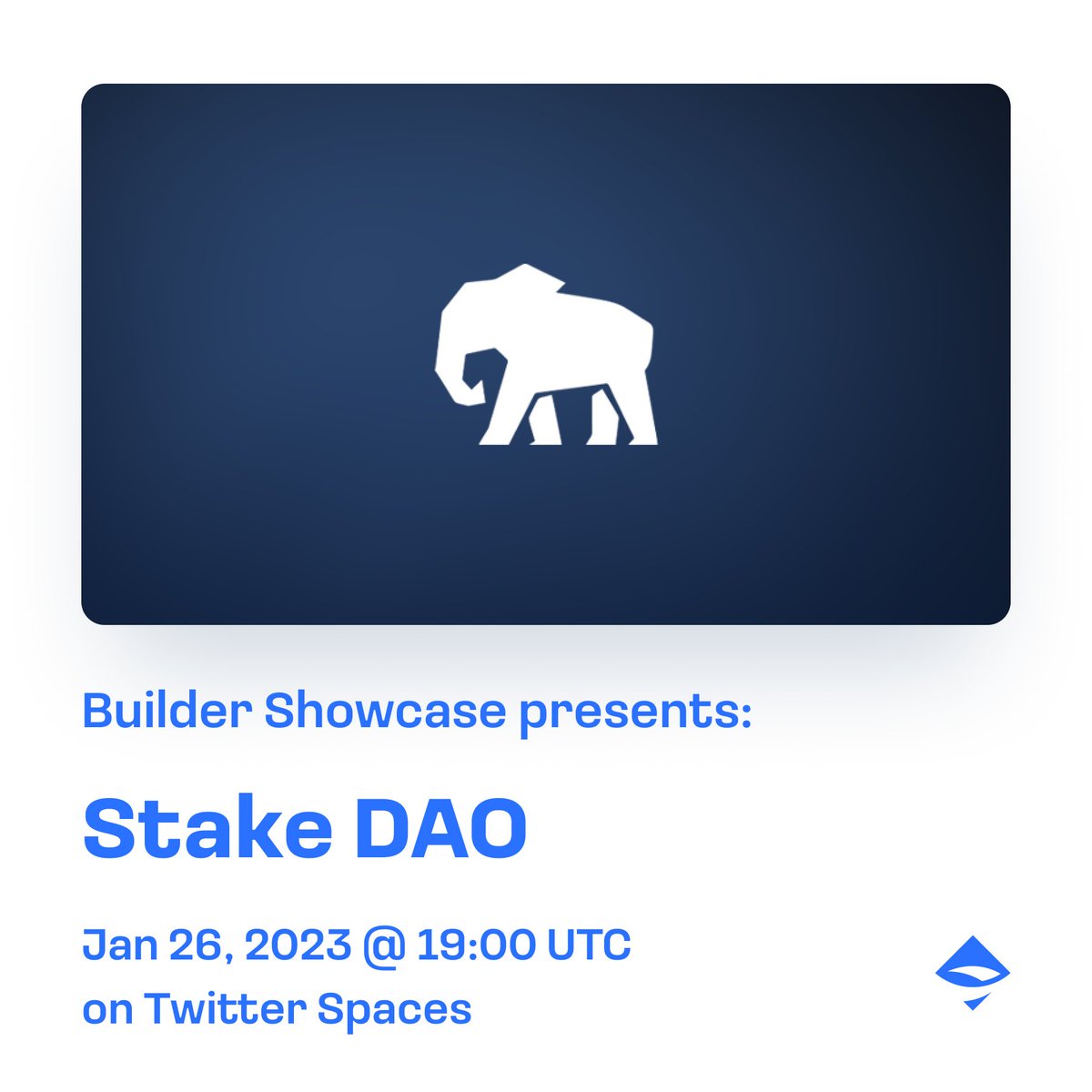🤔 What is it like to build with AirSwap? Join us in a conversation with @HatashiYamatomo from @StakeDAOHQ on our Builder Showcase, a space for AirSwap builders to share their expertise and journey on DeFi. Tomorrow, Jan 26 @ 19:00 UTC Link here 👉 t.ly/lJE7