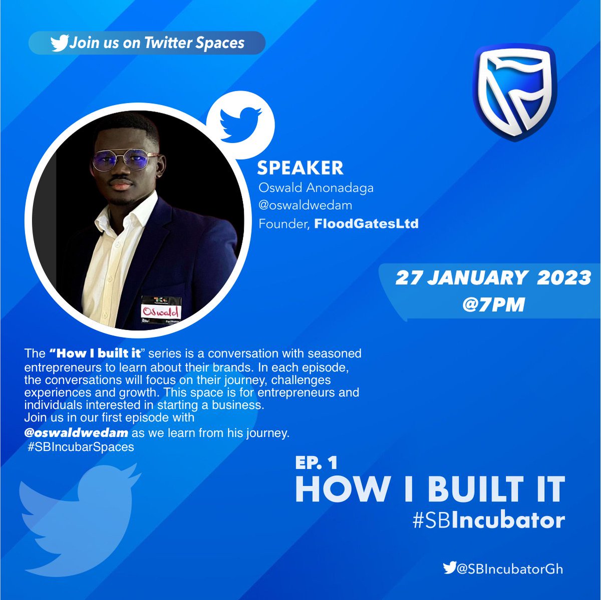 The “How I built it” series is a conversation with seasoned entrepreneurs to learn about their brands. Each episode would focus on their journey, challenges experiences, and growth. Join us in our first episode with <a href="/oswaldwedam/">Oswald</a> as we learn from his journey.
 #SBIncubarSpaces