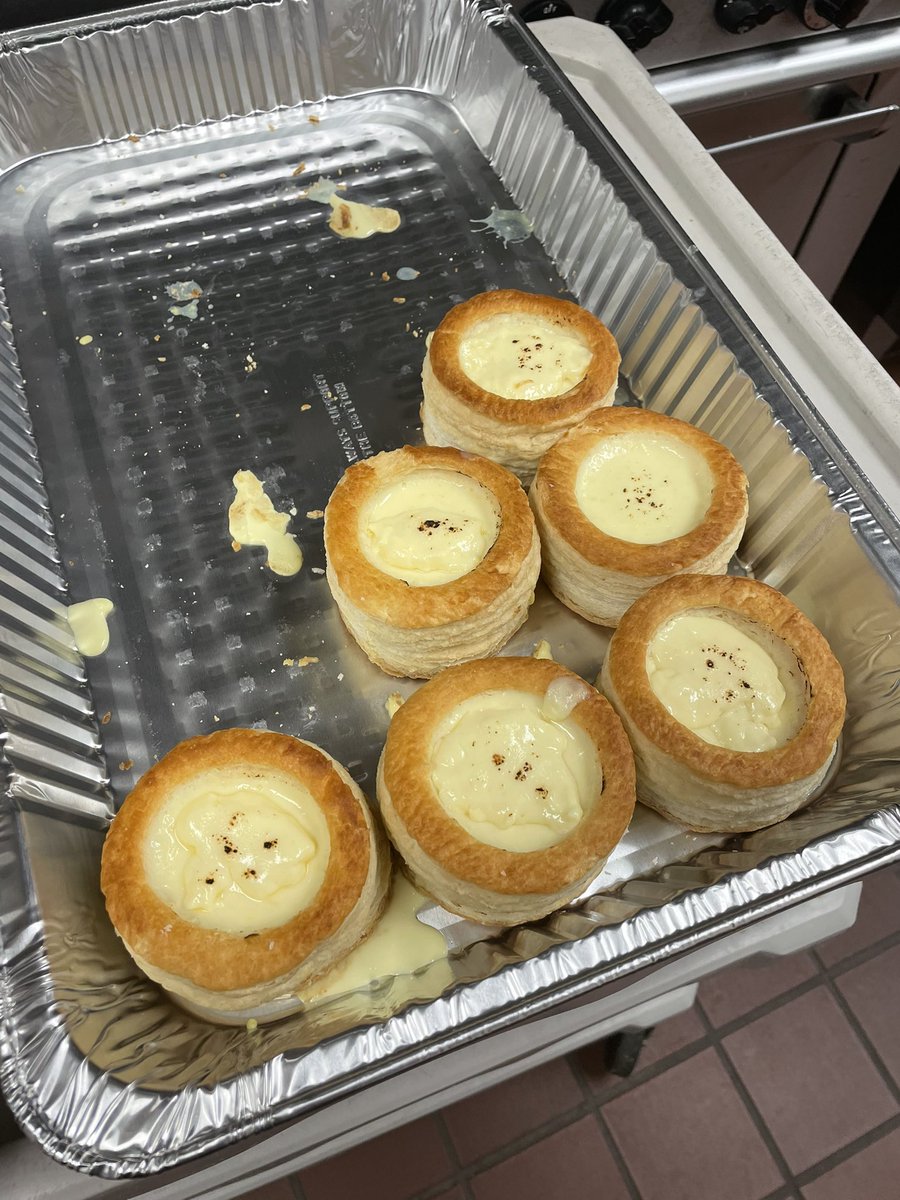 Today we got to experience some Portuguese cuisine!  Pastel de nata is an egg custard tart pastry and super yummy! @CCSchoo1s