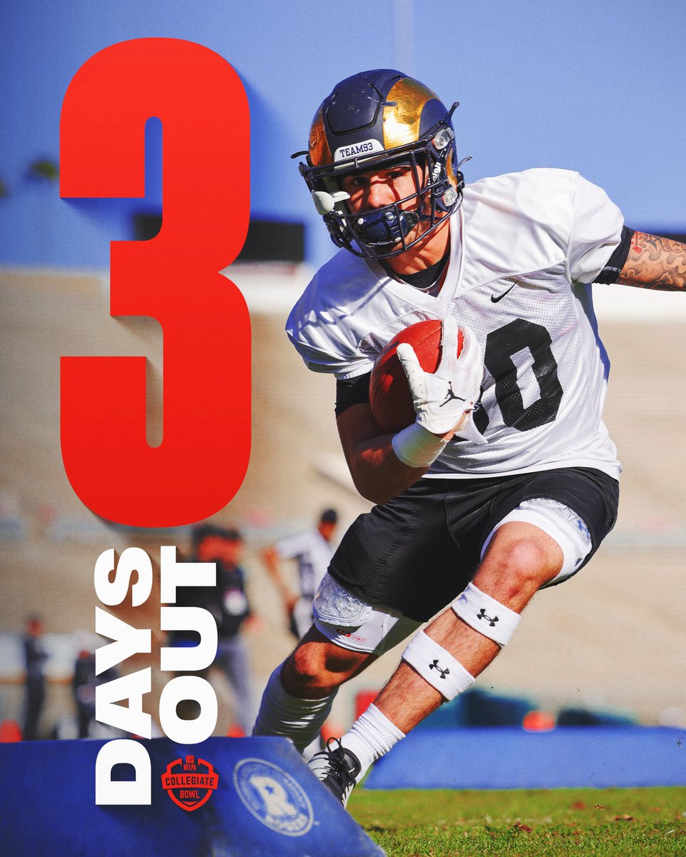 NFLPABowl's tweet photo. Almost there… ⏳ 

#NFLPABowl | #Path2Pasadena https://t.co/03Lai6JQDi