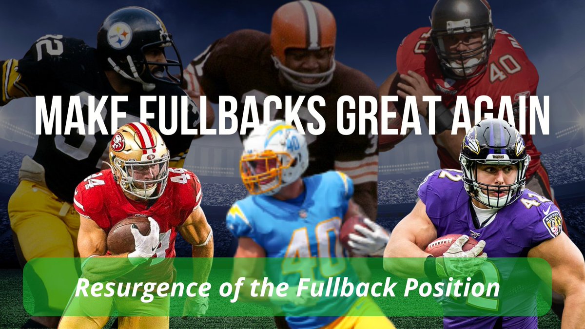 Make Fullbacks Great Again - The Resurgence of the Fullback Position

🧵a thread