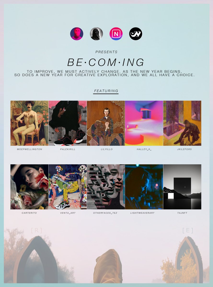 0009ine's tweet photo. GM 🌞

I am thrilled that my co-curated show BE·COM·ING is an officially SOLD-OUT show.  

Thank you for showing all the amazing support and love toward the artist's work.  I couldn't be happier for them.

There is about 1 hour left until the official close. 
Link below👇👇👇 https://t.co/kcibvDpO6p
