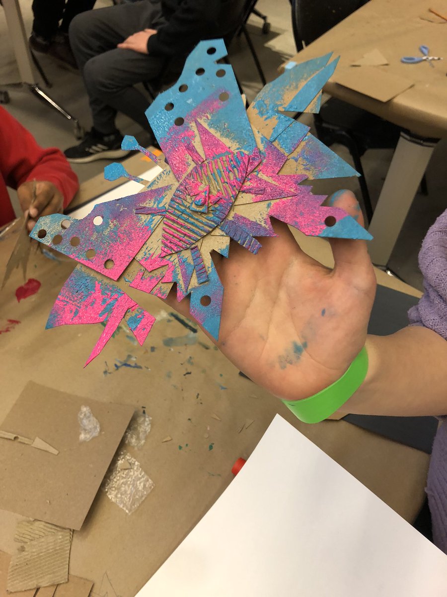 inthavaly's tweet photo. Experimenting with texture, shape and print making @agotoronto and @FaywoodABC students 🌟 https://t.co/pH2o9hl4gk