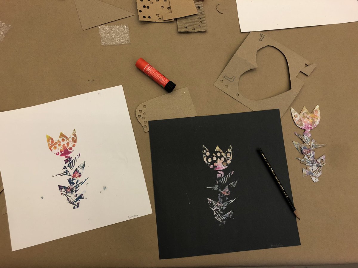 inthavaly's tweet photo. Experimenting with texture, shape and print making @agotoronto and @FaywoodABC students 🌟 https://t.co/pH2o9hl4gk
