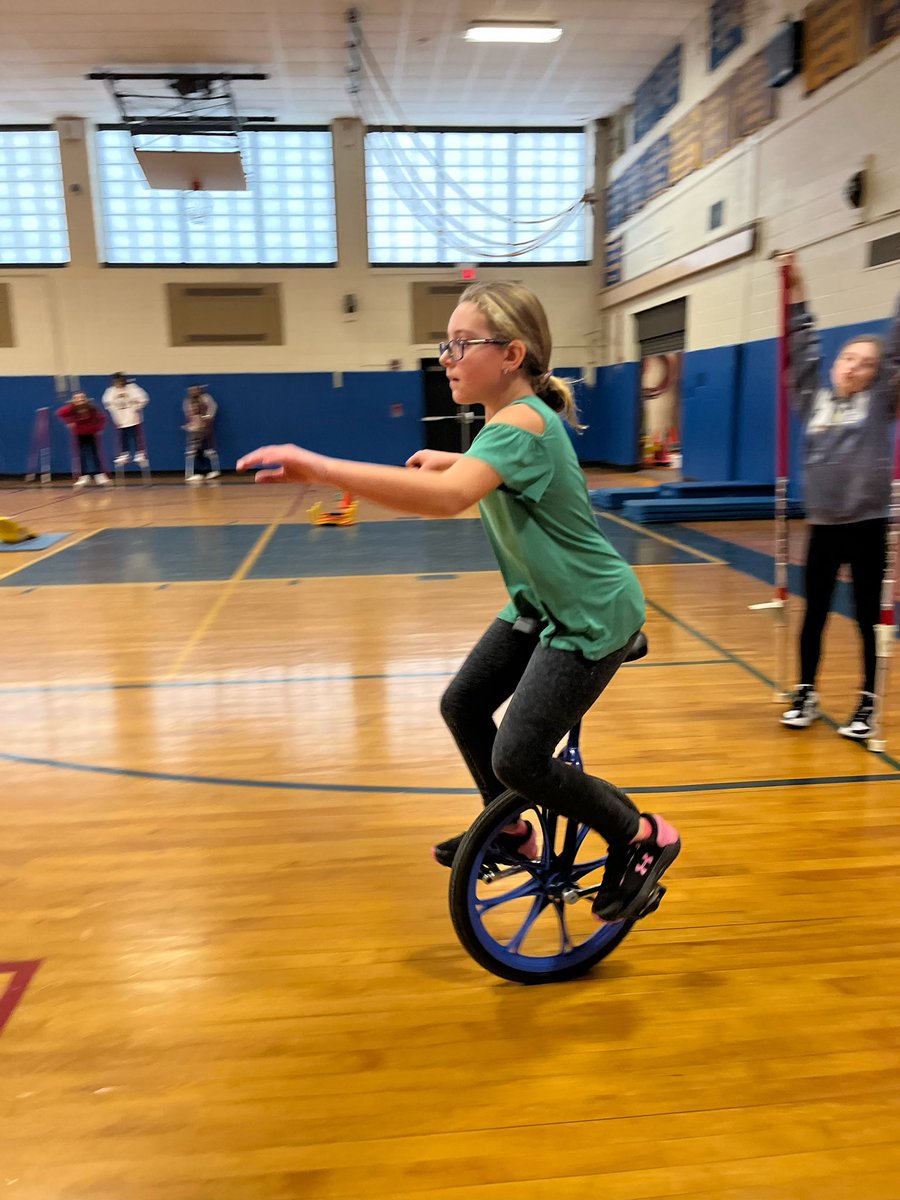ESM_HPE's tweet photo. Eastport elementary school students are getting ready for the national circus project coming February 6-10. https://t.co/N6Ijprbqp3