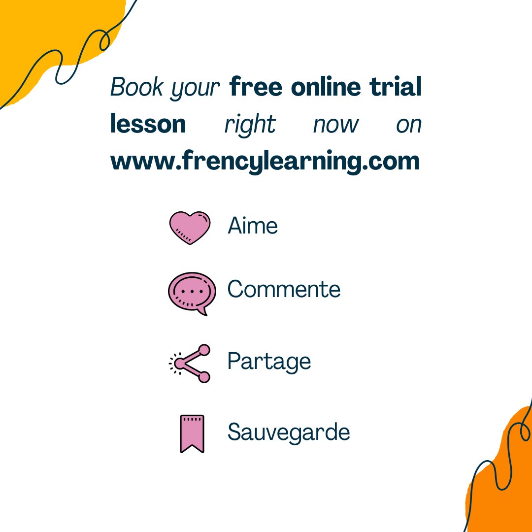 FRENCY_Learning's tweet image. New french expressions:
Ça craint
S’entendre bien / mal
Occupe-toi de tes oignons
J’en ai marre

#onlinelearning #learnfrench #japprendslefrançais #frenchonline #jeparlefrançais #speakfrench #frenchteacher #languagelearning #frenchclass #frenchlesson #apprendreavecmoi