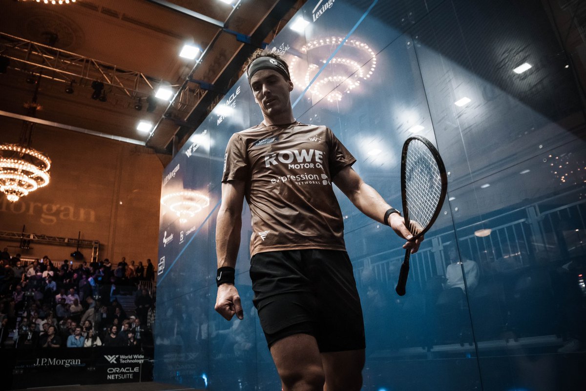 Big match for @paulcollsquash in the @ToCSquash semi final!!!