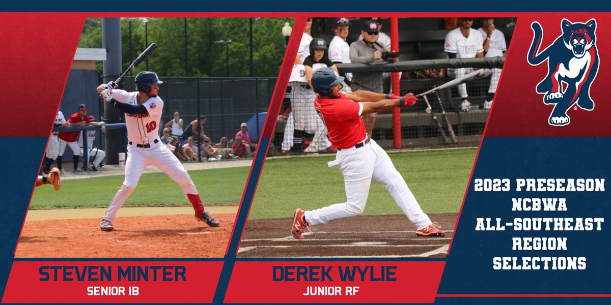 CSUCougarsBSB's tweet photo. ‼️ Congrats to @steven_minter and Derek Wylie on their Preseason NCBWA All-Southeast Region Selections‼️
#windygotrobbed #wheresnoah #GoCSU🐾 https://t.co/DYHWdSL83p