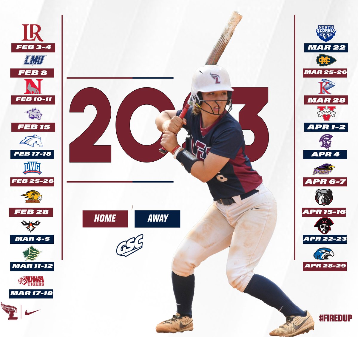 Lee Univ Softball tweet media