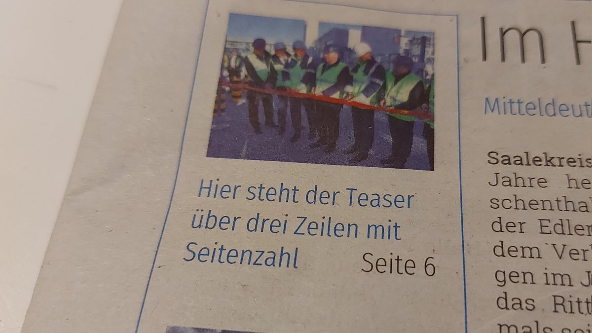 Lokaljournalismus am Limit!