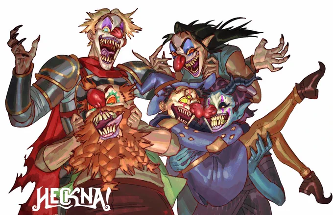 Some of my works for #Heckna  from 2021 