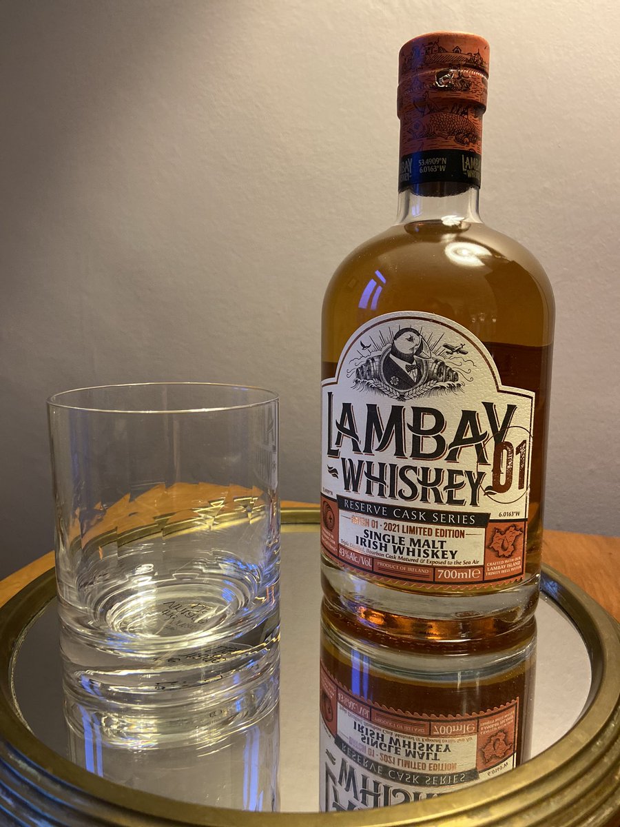 It’s Burns Night so a little tipple of something special from across the water, our Lambay Single Malt Irish Whiskey Reserve Cask Series 01 there’s  certainly a story to tell with this liitle number. #burnsnight #whiskey #limitededition #LambayIrishWhiskey