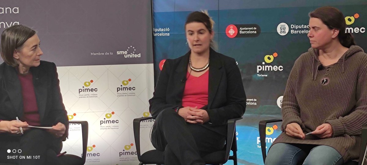 La Presidenta d'<a href="/HSolsones/">Gremi d'Hostaleria i Turisme del Solsonès</a> i de l'Assoc d'Activitats Naútiques i actives de natura en aigües interiors de Catalunya, exposa la situació del sector a la comarca i els problemes derivats de la sostenibilitat #pimecforum #PimecTurisme