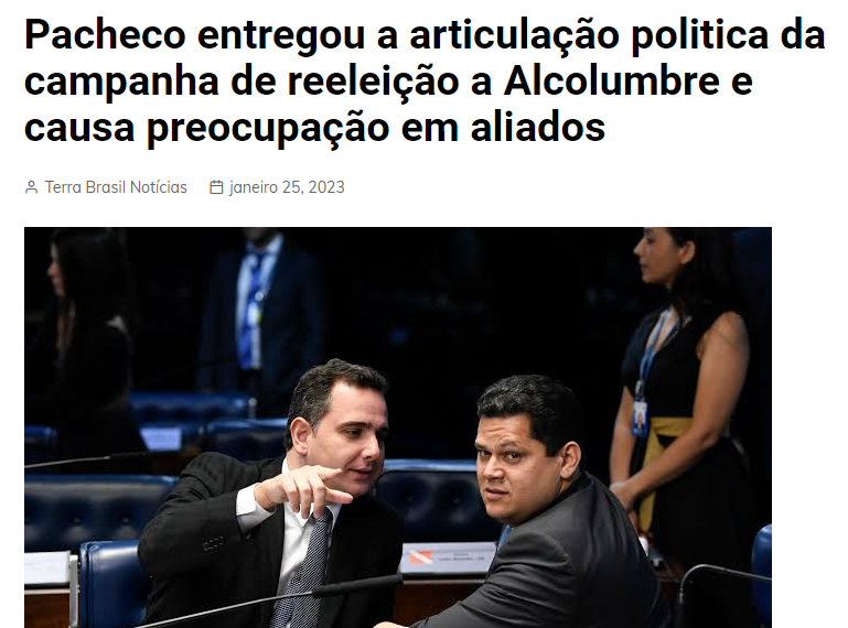 GayerGus's tweet photo. Alguém está desesperado
Pacheco se entrega nas mãos de um dos senadores com mais escândalos de corrupção. O senador da "Rachadona" https://t.co/oVcRiLkAcQ