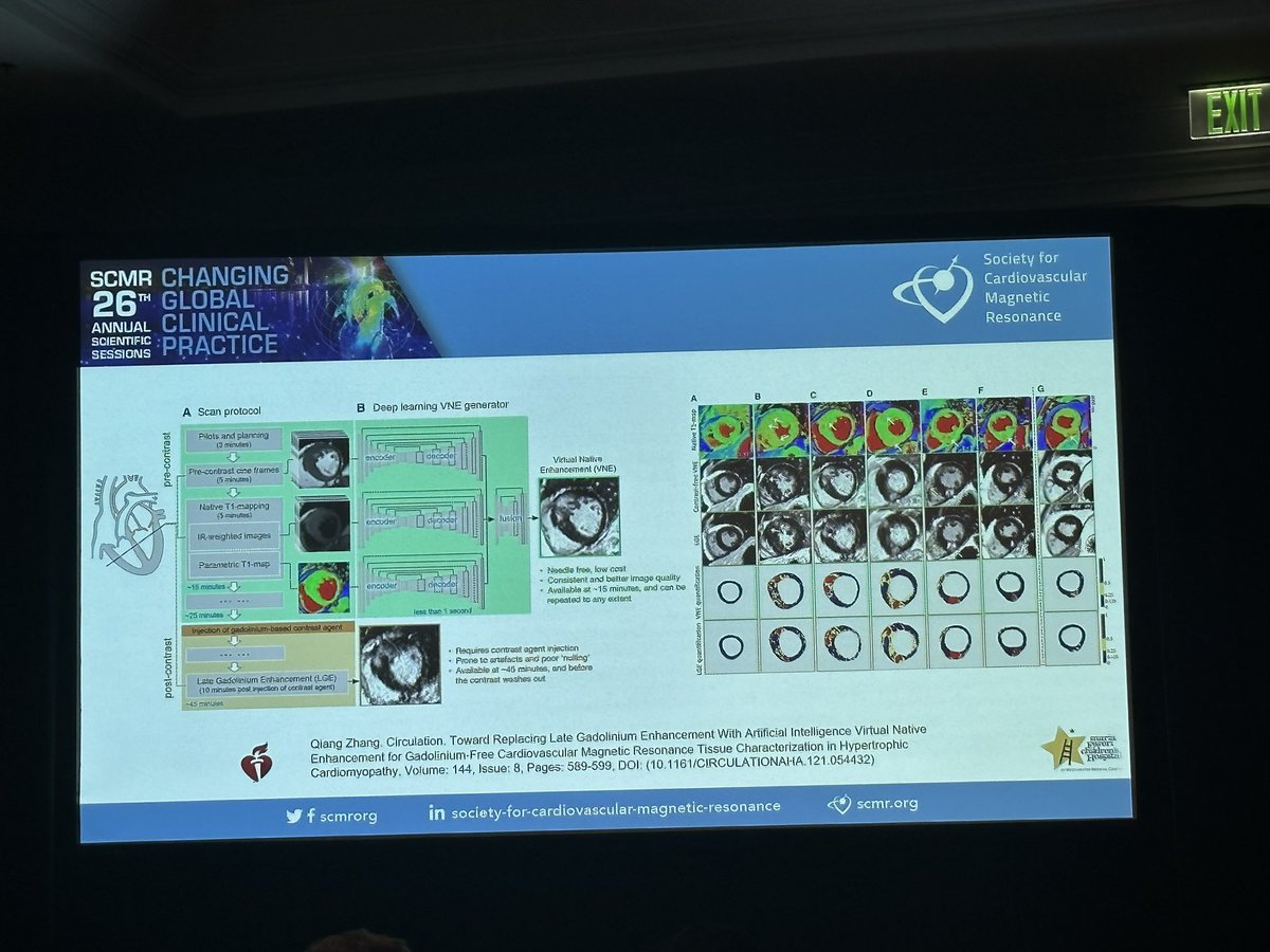 Anu Dodeja, MD, FACC (@anudodejamd) on Twitter photo 🗺️ 🧲 mapping & LGE in CHD and Myocarditis #WhyCMR #SCMR23 by <a href="/SupriyaJainMD/">Supriya Jain</a>
Exciting Future:
⭐️multiparametric mapping
⭐️AI based Virtual LGE based on T1 mapping <a href="/scmrchd/">@SCMRchd</a> <a href="/SCMRorg/">Society for Cardiovascular Magnetic Resonance</a> <a href="/purviparwani/">Dr. Purvi Parwani</a> <a href="/Kfarooqi/">Dr. Kanwal M Farooqi</a> <a href="/DrJenniferCo_Vu/">Jennifer Co-Vu, MD, FACC, FAAP, FASE</a> <a href="/Jason_N_Johnson/">Jason N. Johnson, MD MHS</a> <a href="/RayRcnita/">Nita Ray Chaudhuri, MD, FACC, FSCMR</a> <a href="/JL_WilliamsMD/">Jason L. Williams, MD, FASE</a> 🗺️ 🧲 mapping & LGE in CHD and Myocarditis #WhyCMR #SCMR23 by <a href="/SupriyaJainMD/">Supriya Jain</a>
Exciting Future:
⭐️multiparametric mapping
⭐️AI based Virtual LGE based on T1 mapping <a href="/scmrchd/">@SCMRchd</a> <a href="/SCMRorg/">Society for Cardiovascular Magnetic Resonance</a> <a href="/purviparwani/">Dr. Purvi Parwani</a> <a href="/Kfarooqi/">Dr. Kanwal M Farooqi</a> <a href="/DrJenniferCo_Vu/">Jennifer Co-Vu, MD, FACC, FAAP, FASE</a> <a href="/Jason_N_Johnson/">Jason N. Johnson, MD MHS</a> <a href="/RayRcnita/">Nita Ray Chaudhuri, MD, FACC, FSCMR</a> <a href="/JL_WilliamsMD/">Jason L. Williams, MD, FASE</a>