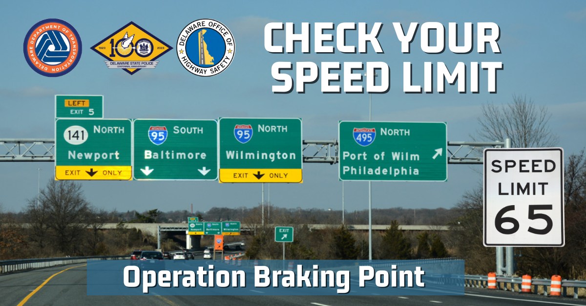 Delaware State Police on Twitter "Operation Braking Point has