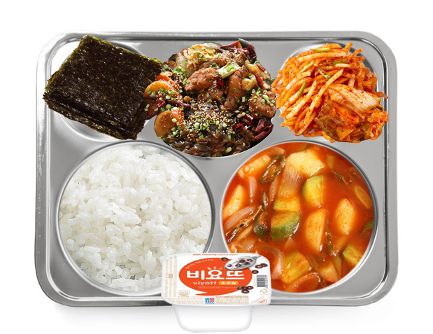 hyun9TT's tweet photo. 230127(금) 석식 #원위 #강현 

밥
호박고추장찌개
맛김
닭간장소스찜
무생채
배추김치
떠먹는 토핑형 발효유 https://t.co/1UssvuRO3s