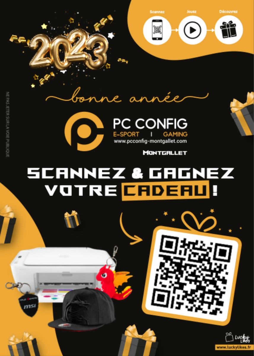 PCConfigFR's tweet photo. 🎁 JEU CONCOURS 🎁
Simple et rapide, en quelques clics, faites le plein de cadeau : tout le monde est gagnant et repart avec son lot, sans obligation d'achat ! 😍
Bonne chance à tous 🍀
#PcConfig #Config #Gaming #Gamingcommunity #Jeuxvideo #JeuConcours https://t.co/qIi2g0ZpTz
