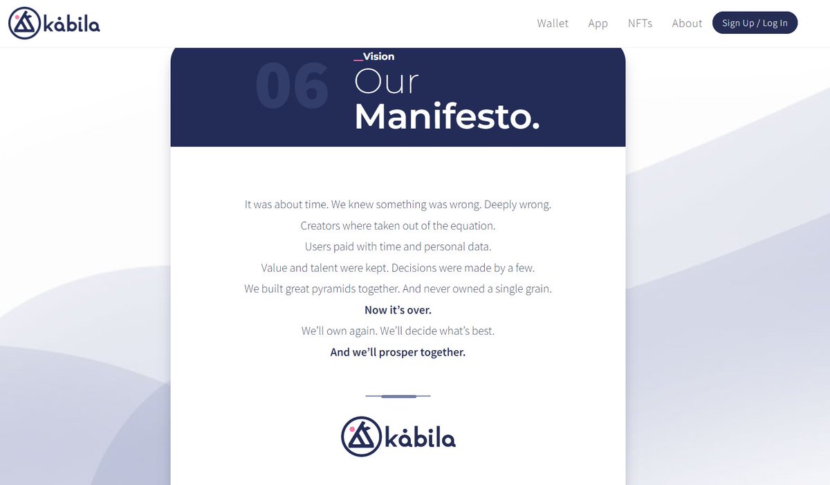 Say HELLO to our NEW Website 👋👀

To celebrate the launch of the website, we are giving away 1 x Creator Pass NFT 💡🧠

To enter:
✅Follow <a href="/KabilaApp/">Kabila</a> 
✅Like &amp; Retweet
✅Tag 3 friends

(Winner announced in 48hours) ⌛