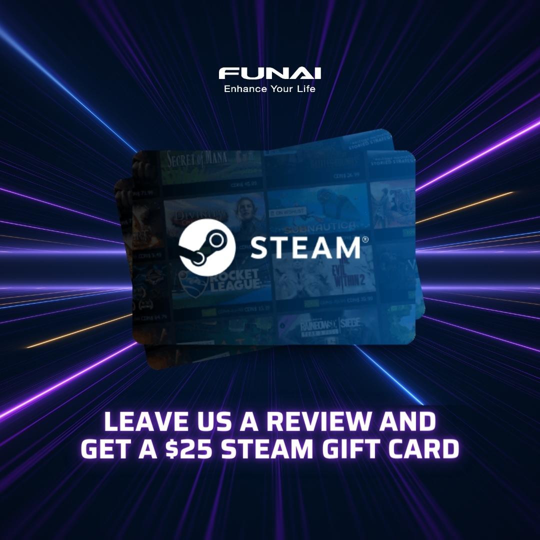 Funai_USA's tweet photo. Guess what!! π
Leave us a review and you can get a $25 STEAM gift card!
Just make sure to send us a pic via DM to claim your prize.
https://t.co/m018rkGXCe
#gamingsetup #funai #funaimonitors #curvedmonitor #pcgamers #gamingmonitor #review #bazaarvoice https://t.co/uf4PHKMNpE