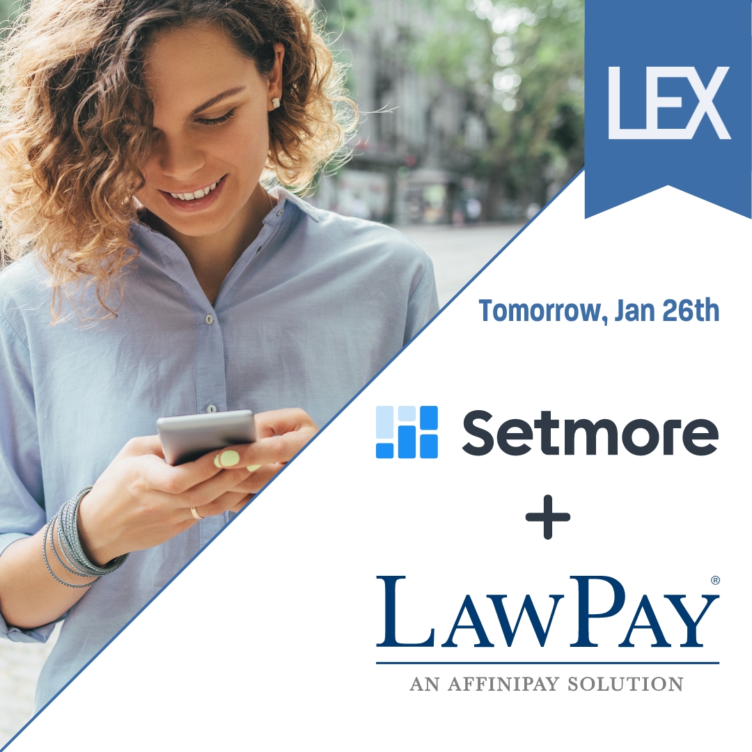 Join us tomorrow to learn how <a href="/Setmore/">Setmore Appointments</a> + <a href="/LawPay/">8am LawPay</a> will support you to:
✅ Reliably take payments directly within Setmore
✅ Offer your clients get a simple, secure payment solution
✅  Have more time for your billable hours
1PM CT  January 26th. Book here: loom.ly/AsXsliw