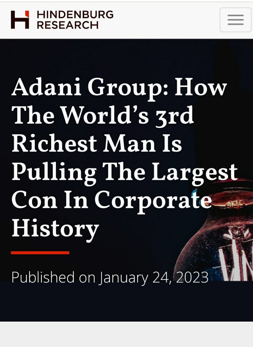 PplOfCongress's tweet photo. Shares of 7 companies under #AdaniGroup fell sharply on Wed' after US investment research firm accused it of stock manipulation & accounting fraud.
#Adani controlled offshore shell entities in tax havens spanning the Caribbean & Mauritius to the UAE
#AdaniScam
#HindenburgResearch https://t.co/AOq3WYFZIy