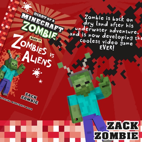 zackzombiebooks's tweet photo. THE WAIT IS OVER! Book 19 of Diary of a Minecraft Zombie is now on Amazon...

Zombie is back on dry land after his underwater adventure, and is now developing the coolest video game EVER!

Head over to Amazon to get your copy!

#Minecraft #featured #Diaryofaminecraftzombie https://t.co/5i832qxWrm