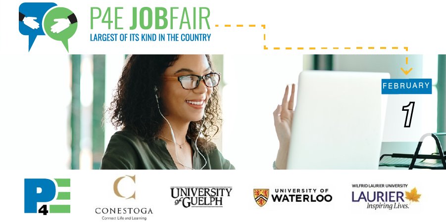 CareerAdvisorKG's tweet image. Hey Gryphons, the P4E Job Fair is less than a week away! On February 1, connect with over 120 organizations to gain insights and explore possibilities, all from the comfort of your home or office. For details and to register head to experienceguelph.ca

@ExpGuelph