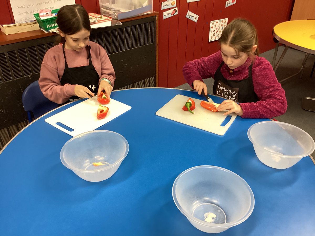 Week one of cookery club. We all enjoyed making vegetable quesadillas 😀