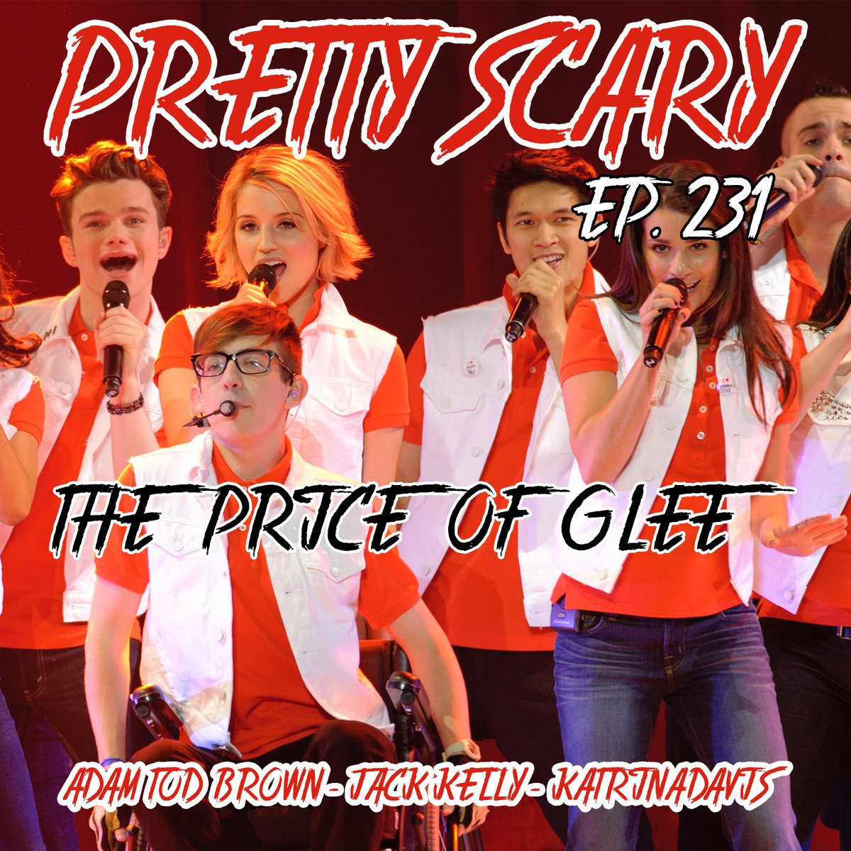 PrettyScaryBoo's tweet image. New episode up now! @adamtodbrown talks to special guests @jacklovestv and @katrinasivad about the absolute garbage documentary #ThePriceOfGlee! Get it now at anchor.fm/prettyscary or wherever else podcasts are found!