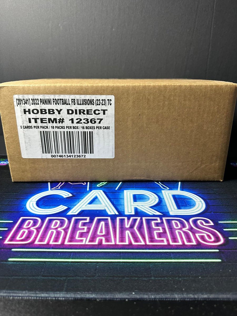 We got a Half Case break up, with a Full Case option up on our Facebook! facebook.com/groups/cardbre… #casebreaks #sportscards #sportscardbreaks #sportscardsforsale #forthehobby #nflcardbreaks #nflcards #illusions22