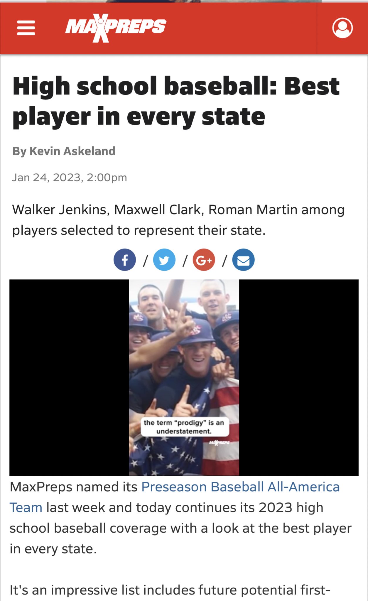 Club 44 Baseball and Softball Academy / Twitter