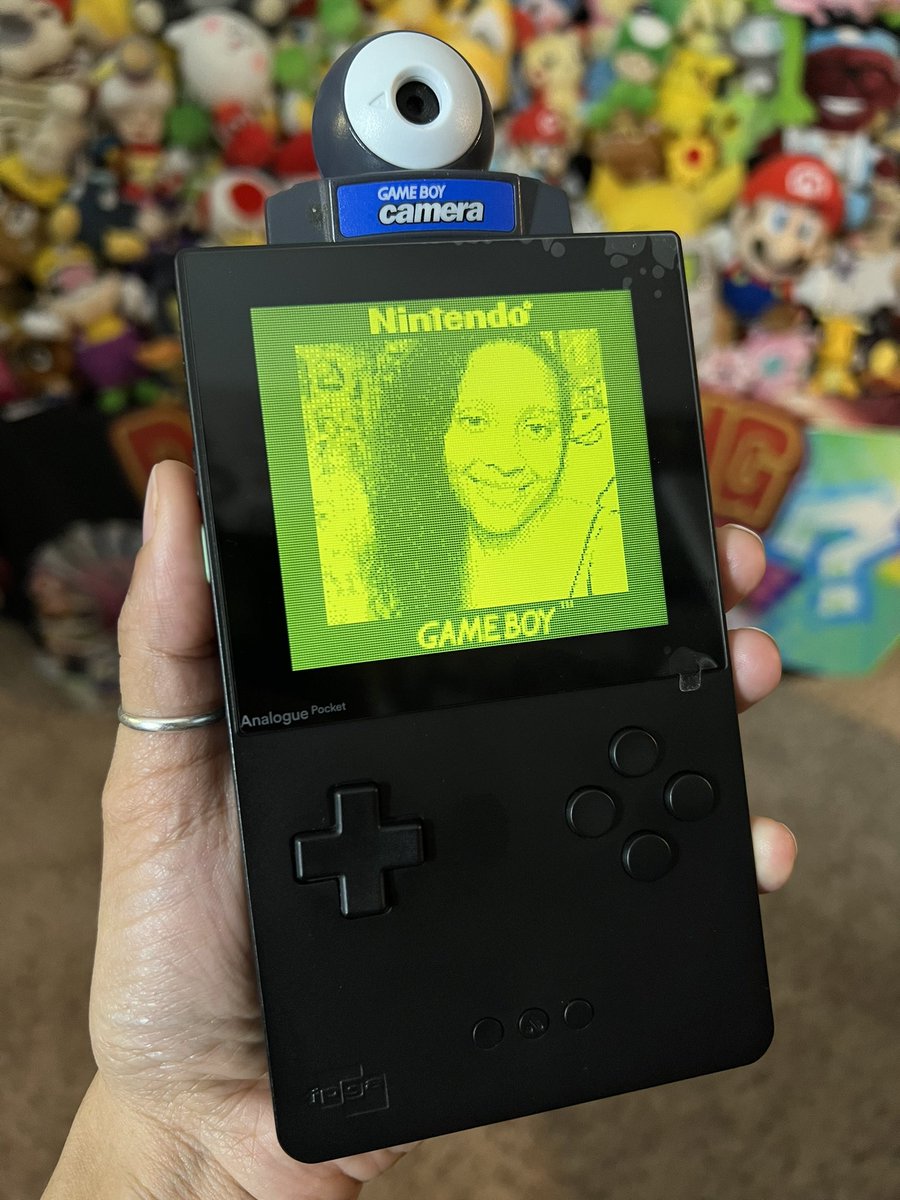 AshSaidHi on Twitter: "The Game Boy camera works with the Analogue