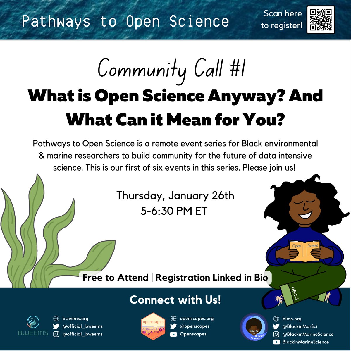 BWEEMS (@official_bweems) on Twitter photo 🧐So, what is open science? Let’s find out together! Whether you use data daily or haven’t approached a dataset yet, open science can improve our work! Join our first community call in the “Pathways to Open Science” series this Thursday!💫 🧐So, what is open science? Let’s find out together! Whether you use data daily or haven’t approached a dataset yet, open science can improve our work! Join our first community call in the “Pathways to Open Science” series this Thursday!💫