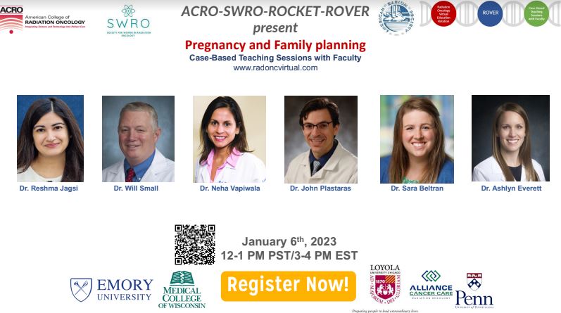 If you couldn't make our @S_W_R_O @RadoncROVER webinar on pregnancy and family planning, it is now available to stream on the #ROVER website here radoncvirtual.com/past-rover-ses… #radonc #meded