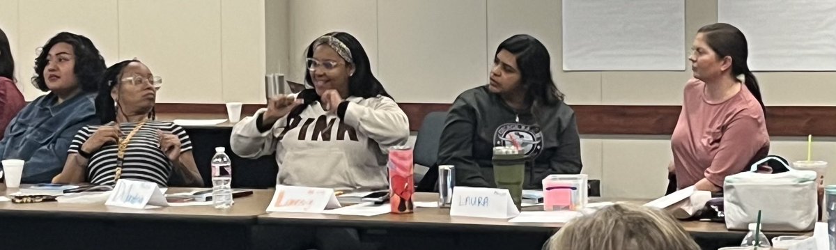 Elisabeth13's tweet photo. Our #ASL teachers are loving this day with @Seidlitz_Ed -thankful for a district that supports all! #langchat https://t.co/XLp4fJlcms