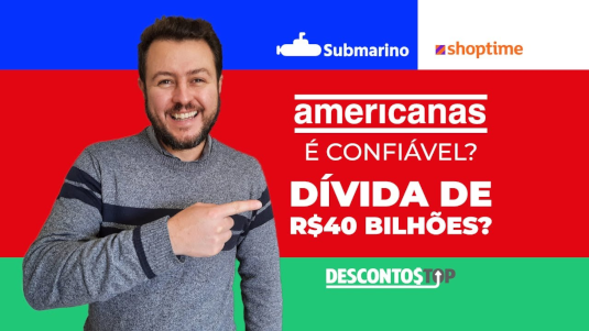 descontostopcom's tweet image. Aposto que você viu sobre as dívidas da Americanas, caso tenha ficado com dúvida se ainda é confiável comprar confira o vídeo e veja uma análise! Veja também informações sobre Submarino e Shoptime.​​​
youtube.com/watch?v=bsbaMl…
#Americanas #Shoptime #Submarino #descontostop