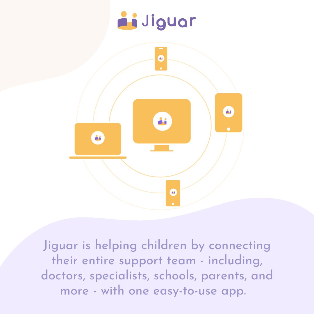 JiguarInc's tweet photo. Jiguar is helping children by connecting their entire support team - including, doctors, specialists, schools, parents, and more - with one easy-to-use app.

Visit our website today to learn how! Available for IOS and Android.

https://t.co/hB8JEdwM1l https://t.co/AU8TjdRXpC