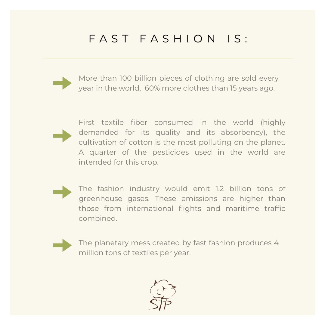 StopTheP_ong's tweet photo. 🇫🇷 Le saviez-vous ? Voici quelques infos sur la fast-fashion. 🥼
🇬🇧 Did you know ? Here are some information on fast-fashion🥼
#fastfashion #pollution #textilepollution https://t.co/y34lyMTrCG