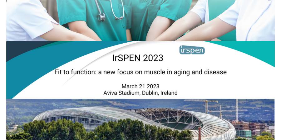 IrSPEN2023 Fit to function: a new focus on muscle in aging and disease. Full programme is now available!  One day registration - €95 with a special student rate of €50
irspen.ie/irspen2023/