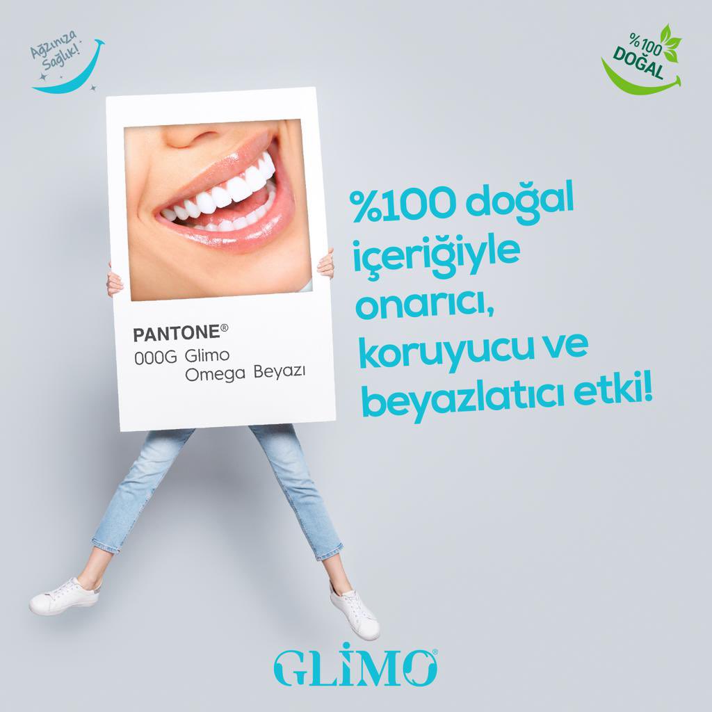 Glimo Omega, özel formüle edilmiş %100 doğal içeriğiyle onarıcı, koruyucu ve beyazlatıcı etkisini birlikte gösterir.