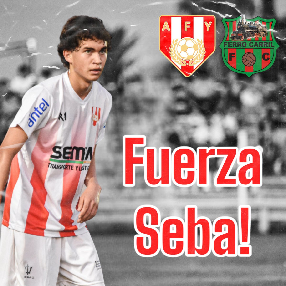 Fuerzas a nuestro querido Sebastián García, quién venía defendiendo la selección Sub 17 de Young y hoy volvería a tener minutos como titular. En estas horas debió ser operado quirúrgicamente debido a un cuadro de apendicitis. Para él, pronta recuperación Seba 💪🏼