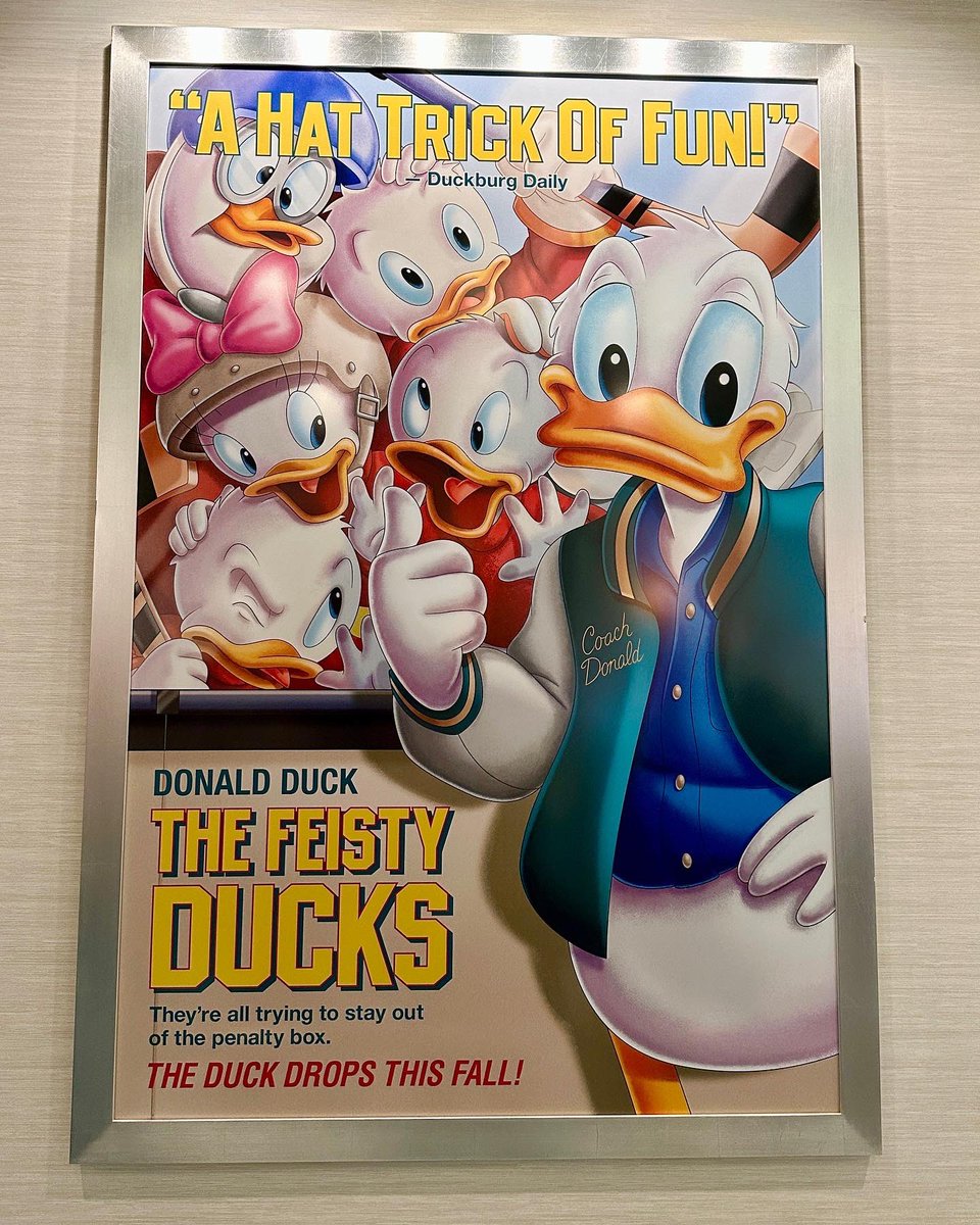 DisneyD23's tweet photo. Don’t miss these awesome posters that combine some of our favorite Disney pals with classic Disney films! #disneyland #disney100 https://t.co/b5VXNqaahA