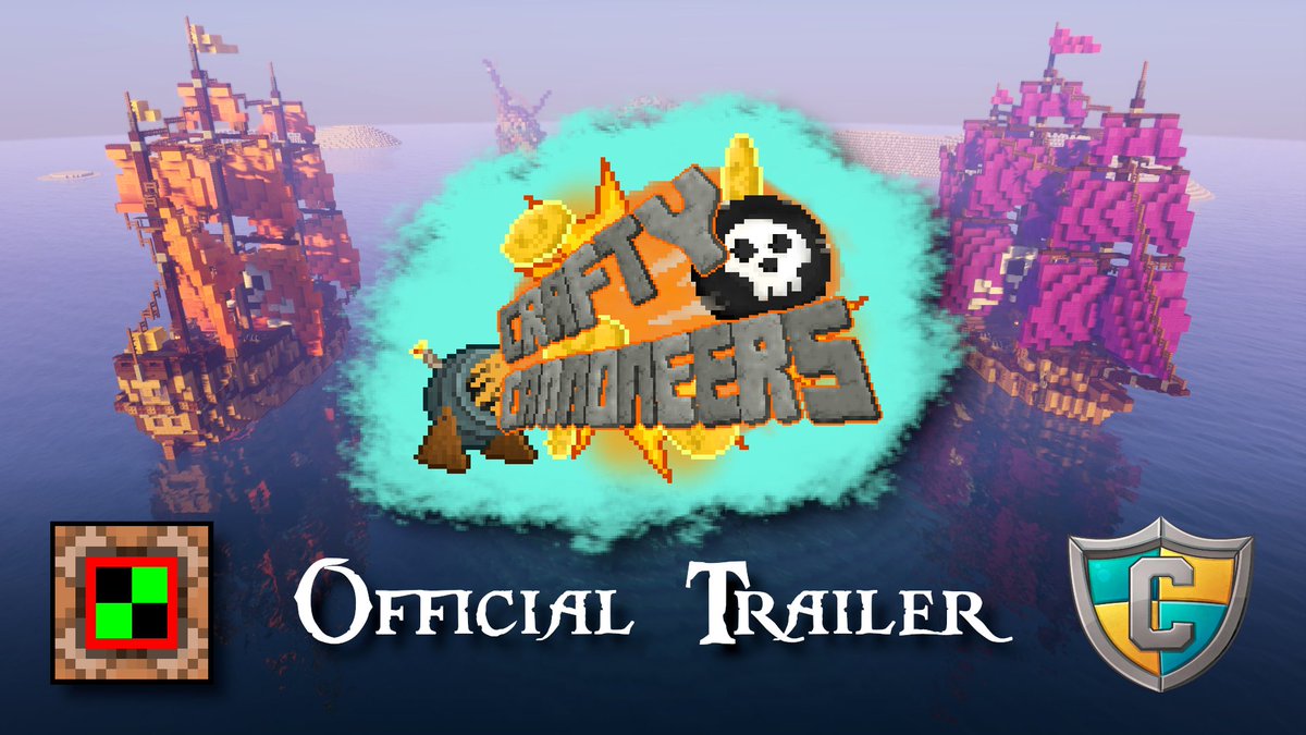 CubeKrowd's tweet photo. 🏴‍☠️Crafty Cannoneers🏴‍☠️ is now available on 
CubeKrowd! Come play with us! See the trailer on our YT channel. all links on our website, https://t.co/0WN6yJQ1Tf  Join with /cc1 or /cc2 on https://t.co/Vg9zd6831b! (Minecraft java 1.19.3) https://t.co/tQqiD15S3z