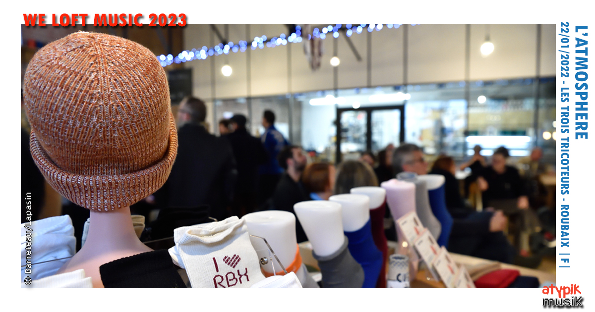 GALLERY : une dizaine de photos de l'atmosphère du 22/01/2023 aux Trois Tricoteurs à Roubaix |F|, pour le concert de Geoffrey LE GOAZIOU dans le cadre du We Loft Music #4 organisé par la Cave aux Poètes -   @CaveAuxPoetes  @geoffreylgz  #Concert #patrimoine #Roubaix #Insolite